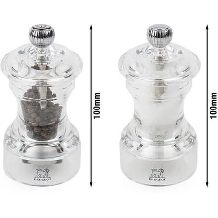 (6 stuks) PEUGEOT BISTRO - Zout & Peper Molen - Acryl - Hoogte: 100mm