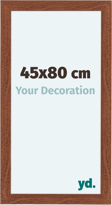 Your Decoration - Fotolijst 45x80 cm - MDF - Walnoot - Como