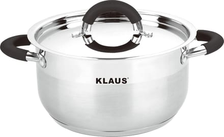 Klaus Pan 24cm-RVS-ZWART