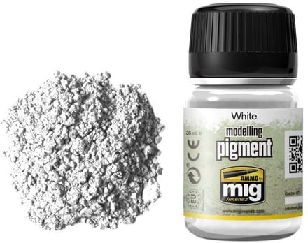 AMMO by Mig Jimenez Modelbouwdecoratie - MIG 3016 White Pigment - 35ml Effecten potje