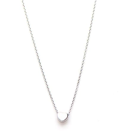 Karma - ketting - Ketting met hanger - T29S - 925 zilver - 38 + 7 CM