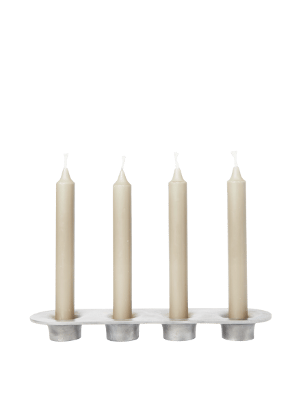 Ferm Living Soothe 4 kandelaars - aluminium