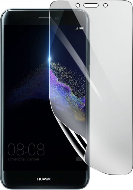 3mk, Geschikt voor Huawei P8 Lite (2017), Schokbestendige Hydrogel Screenprotector, Transparant