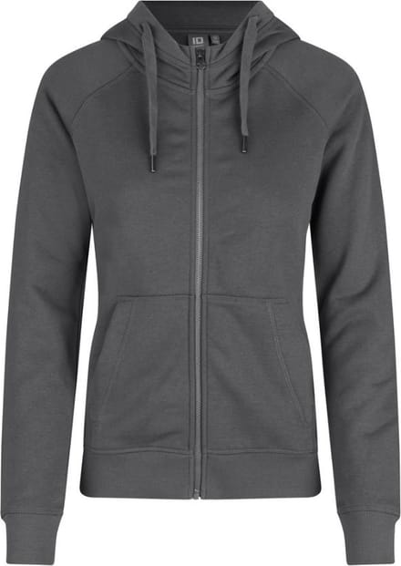 ID Hoodie Core Vest met Rits Dames Zilvergrijs - Maat L