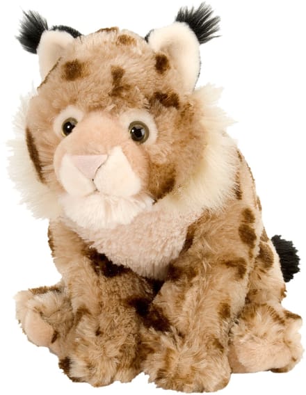 Wild Republic Knuffel Lynx - pluche - 30 cm - knuffeldier - dieren