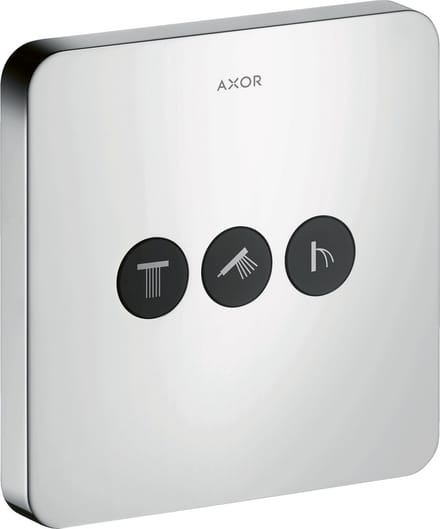Hans Grohe Hg Shut Off Valve Conc.axor Showerselect Finish Set 3 Outlets Chrome