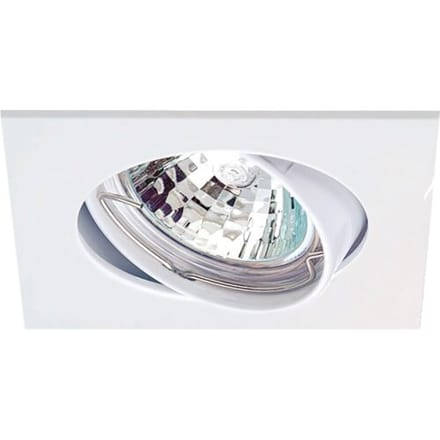 Toolstation Inbouwspot vierkant kantelbaar IP20 GU10 Wit
