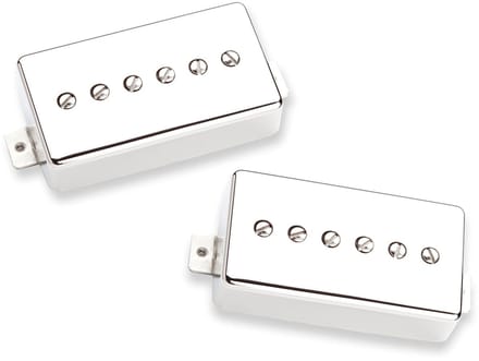 Seymour Duncan Phat Cat P-90, Humbucker Size Set, Nickel Cover - P90 pickup voor gitaren