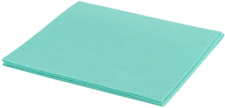 Werkdoek cleaninq viscose 38x40cm groen 10 stuks