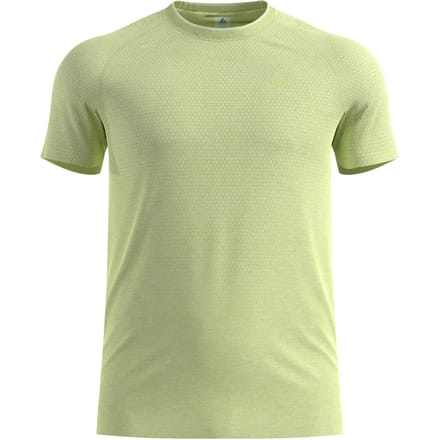 Odlo Essential Seamless Hardloopshirt Heren-limoen