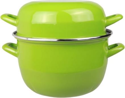 Cosy&Trendy Mosselpan 2 kg - Ø 20 cm - Klassieke vuren - Groen