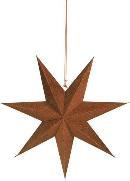 Paper Scroll Star Decoratief papieren ornament brons 45cm