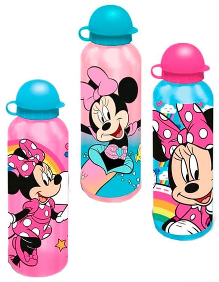Disney Minnie Mouse Aluminium Drinkfles 500 ml. - Schoolfles - 1 Stuks - Asorti