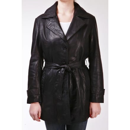 Dames 3/4 lengte strikriem trenchcoat-Oldbury