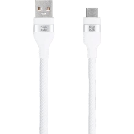 BlueBuilt Usb A naar Usb C Kabel 3m Nylon Wit