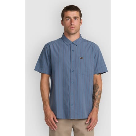 RVCA Dayshift Workwear Stripe Shirt blauw