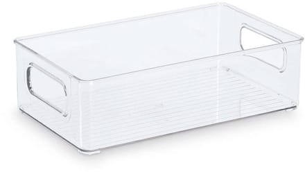 Zeller opbergbakje large present - Transparant - BPA-vrij