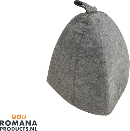 Romana Products Saunamuts - Grijs - Badmuts voor Sauna en Wellness