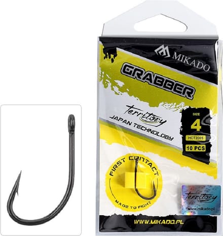 Mikado Karper Haak Maat 2 – Teflon Gecoat – Sterke Vishaak – 10 stuks