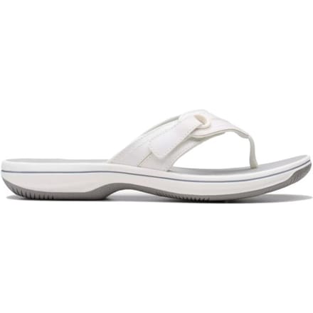 Clarks Brinkley Reyna - dames sandaal - Wit - maat 38 (EU) 5 (UK)
