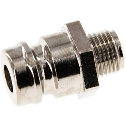 Messing DN 9 Tempereerkoppeling Insteeknippel G 1/8 inch Buitendraad [5 Stuks]