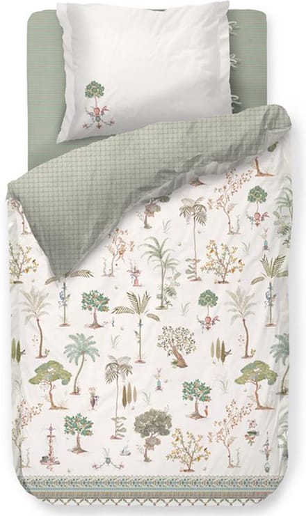 Pip Studio Giardini di Frutta dekbedovertrek - Eenpersoons - 140x200/220 - Wit
