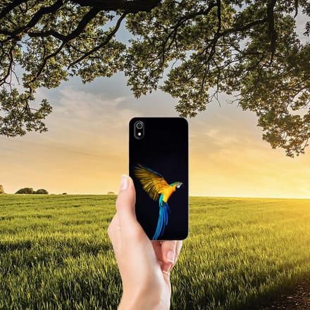 Xiaomi Redmi 7A TPU Hoesje Papegaai