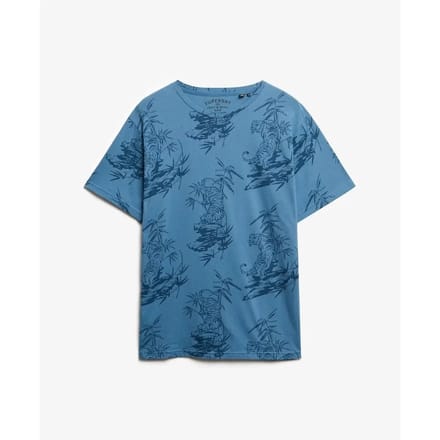 Superdry - Classic Essential T-shirt met print - Heren - T-shirts