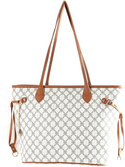 Giuliano Kunstlederen handtas Eline - Beige