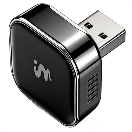 imoshion Premium Mini 2-in-1 Auto Dongle - Geschikt voor Apple CarPlay en Android Auto - USB-C / USB-A