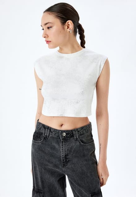 Korte mouw Ronde kraag T-Shirt