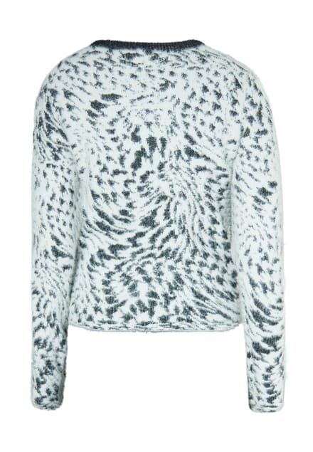 Mymo Jumper Dames wit zwart