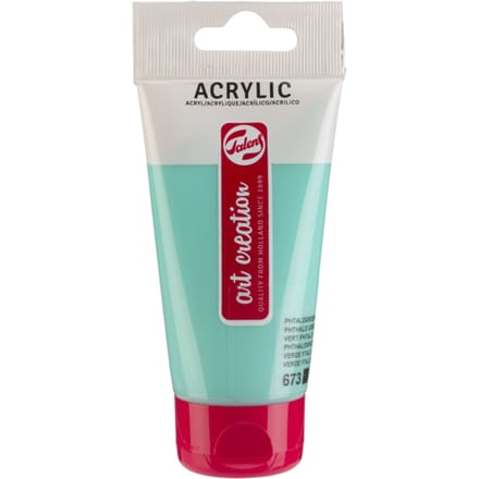 Acrylverf Talens Art Creation 673 phtalogroen licht tube à 75ml