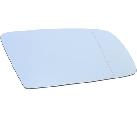 Verre de rétroviseur extérieur chauffant côté conducteur droit adapté pour Série 5 E60 E61 Série 6 E63 E64 white