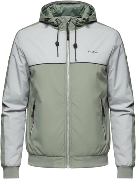 OMBRE Jas - Rits - Effen Grijs M
