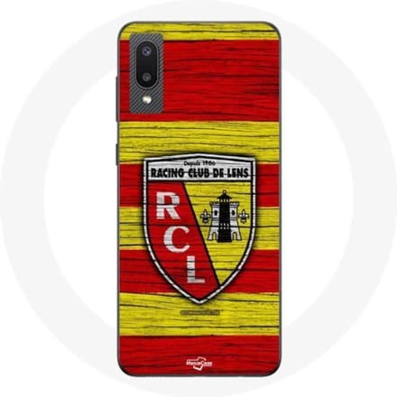 Coque - Maniacase - Samsung Galaxy A02 - RCL Lens - Jaune et Rouge - Souple noir