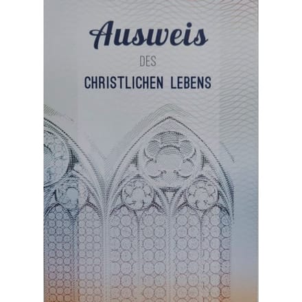 Ausweis Des Christlichen Lebens - 25 Ex.