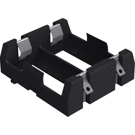 Keystone Electronics 1102 Batterijhouder Aantal cellen: 2 18350 Soldeeraansluiting (l x b x h) 49 x 40 x 15 mm