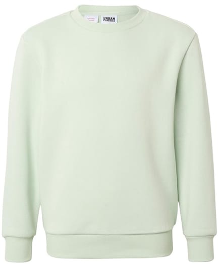Urban Classics - Fluffy crewneck Sweater/trui kids - Kids 146/152 - Mintgroen