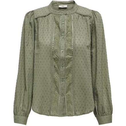 JDY - JDYMAGGIE L/S LACE SHIRT WVN - Dames - Blouses