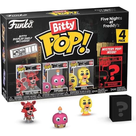 Funko Pop! FIVE NIGHTS AT FREDDY'S - Bitty Pop 4 Pack 2.5cm - Foxy