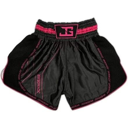 Joya Essential - Kickboks broekje - Zwart met roze (Beschikbaar in verschillende maten)
