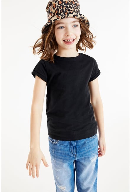 Next - Meisjes - T-shirt - Zwart