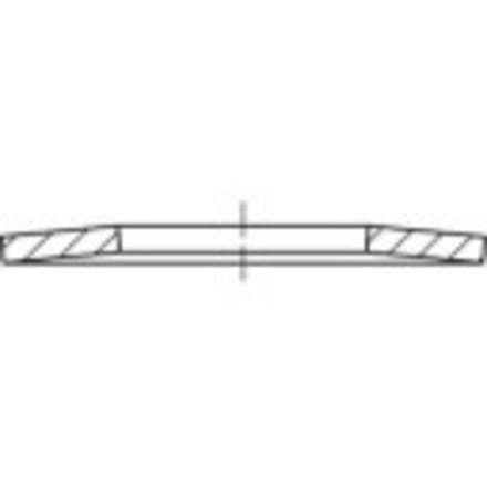 TOOLCRAFT 137312 Schijfveren Binnendiameter: 5.2 mm DIN 2093 Verenstaal 200 stuk(s)