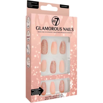 W7 Glamorous Nagels Glitterati - 24 stuks
