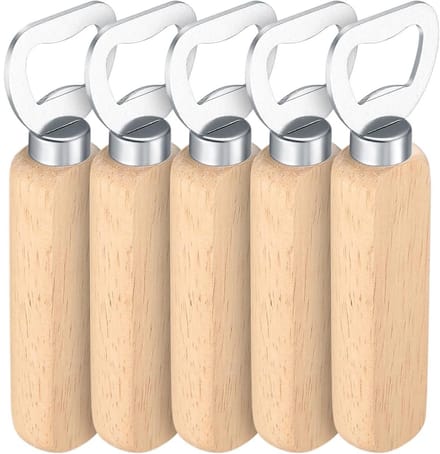 Flessenopener - Draagbare flessenlifter - Bieropener - 5-pack