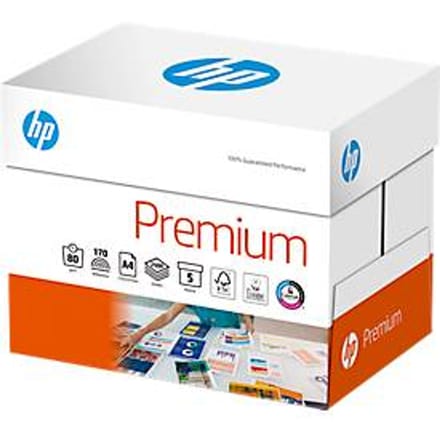 Kopieerpapier Hewlett Packard Premium CHP860,  A4, 80 g/m², helder wit, 1 kartonnen = 5 x 500 vellen