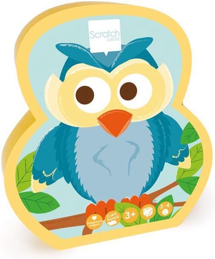 Scratch Vormenpuzzel Junior 12,5 X 14 Cm Karton Geel/blauw