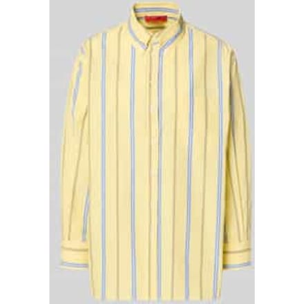 relaxed fit blouse met lange mouwen van puur katoen model 'MCODAMA'