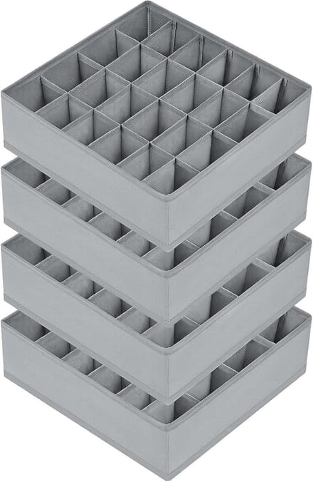 Opbergdozen voor sokken en ondergoed - 24 cellen Organizer voor plaatsbesparing